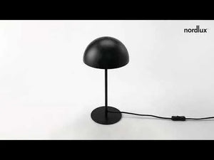 Tafellamp zwart Nordlux 'Ellen' modern E14 fitting 40 cm - FOIR