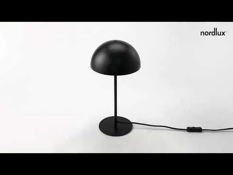 Tafellamp zwart Nordlux 'Ellen' modern E14 fitting 40 cm - FOIR
