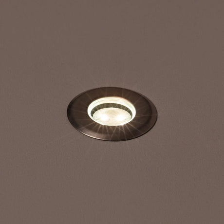 Grondspot led zilver rond inbouwspot led lamp zilver