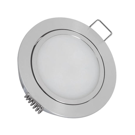 Inbouwspot LED 3W 12V DC Campers Caravan Richtbaar Quick Connector Zaag maat Ø 67 mm 2700k - FOIR