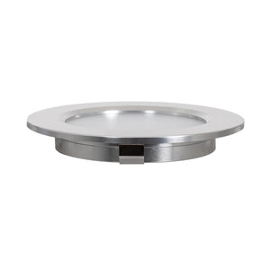 Inbouwspot zilver metaal 12V LED 3W DC Campers Caravan 2700k 11mm