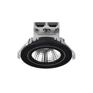 inbouwspot zwart rond led lamp warm wit