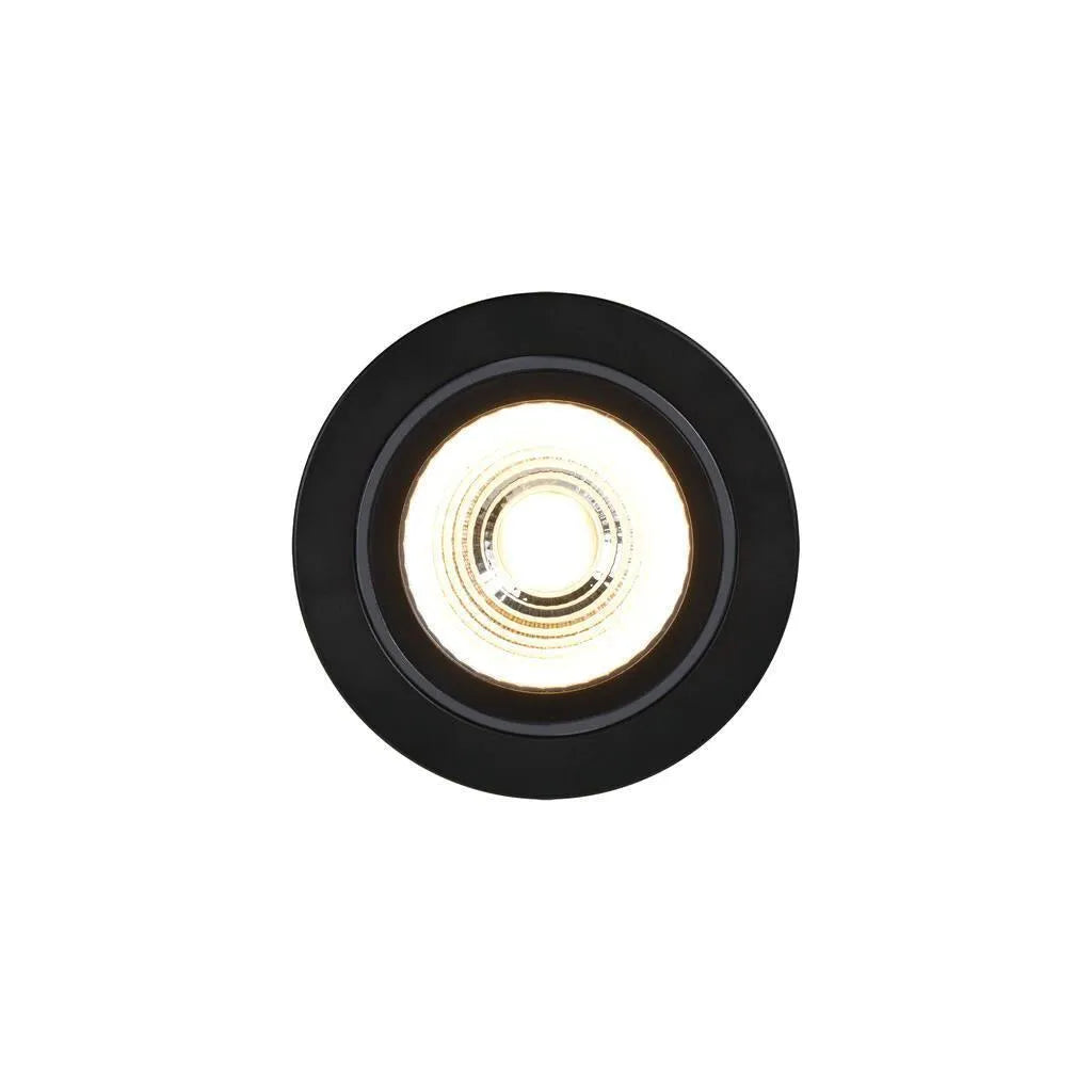 Inbouwspot zwart led lamp Nordlux 'Alec' led zaagmaat 80mm 6.1W - FOIR