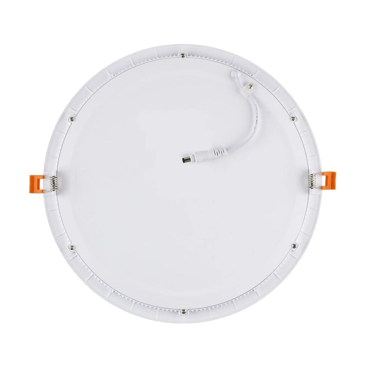 inbouwspots laag wit rond plat led lamp warm wit