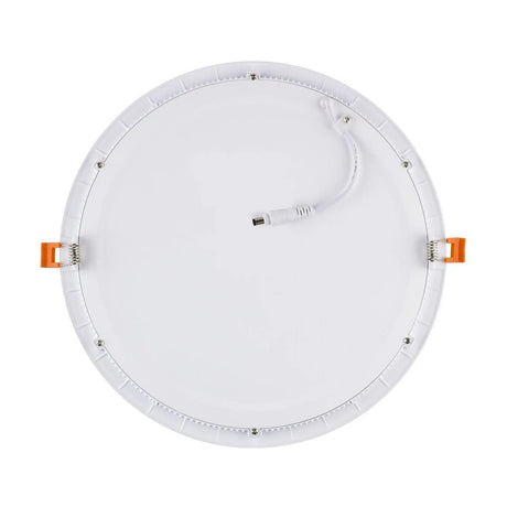 inbouwspots laag wit rond plat led lamp warm wit