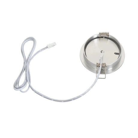 Inbouwspot LED 3W 12V DC Campers Caravan Richtbaar Quick Connector Zaag maat Ø 67 mm 2700k - FOIR
