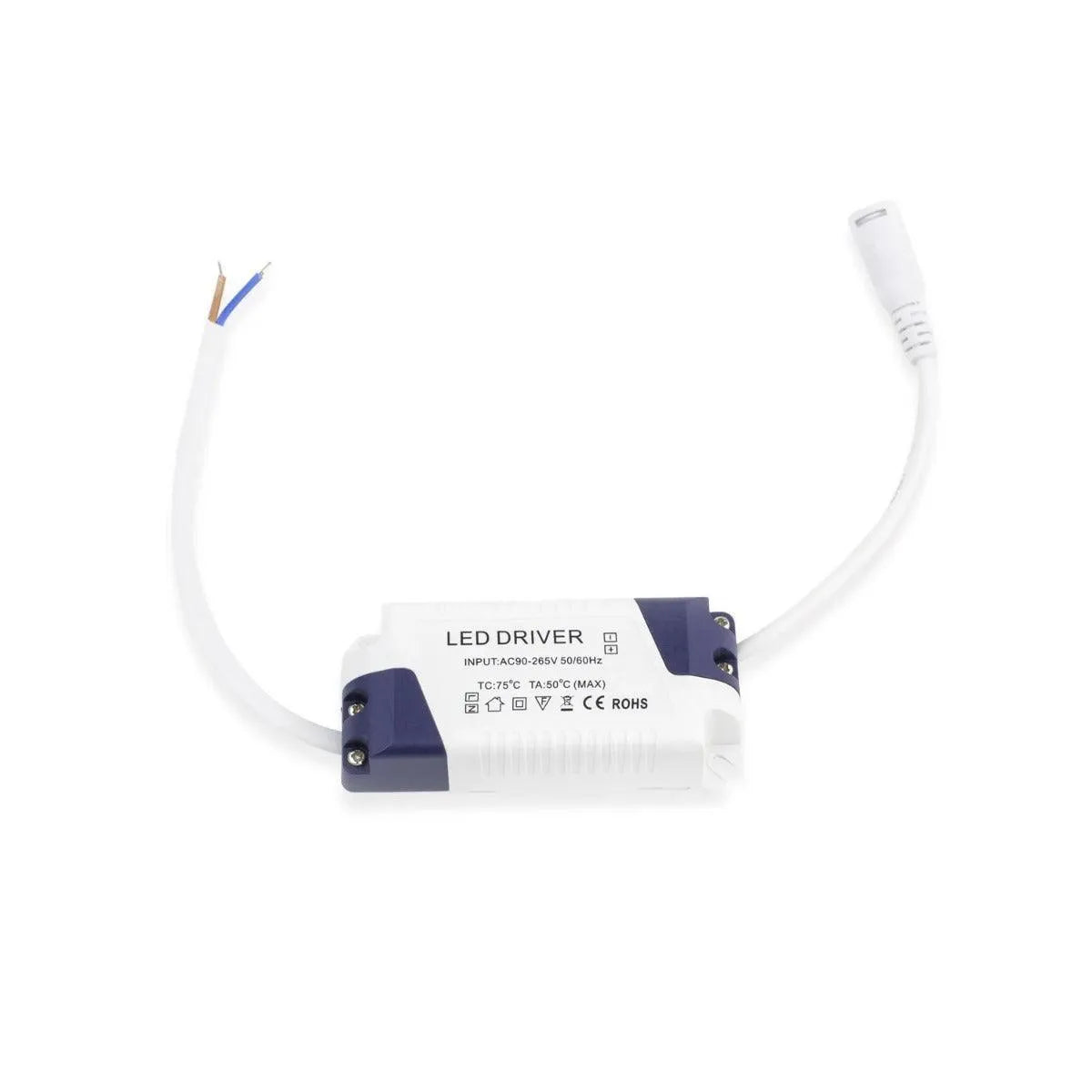 Inbouwspot zwart plat led lamp rond led lamp 
