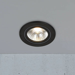 led lamp zwart warm wit rond zwart
