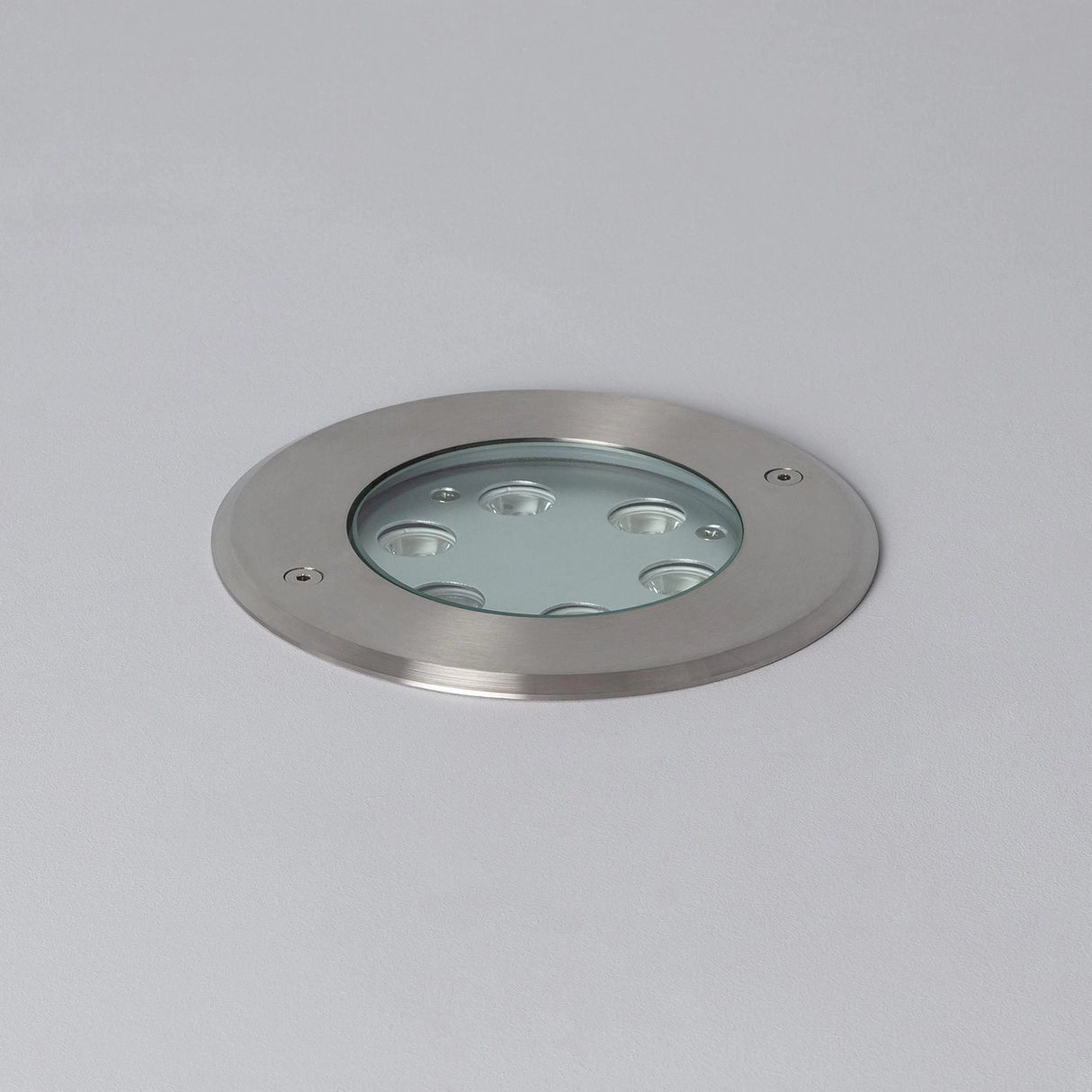 Grondspot Rond 7W zilver 2700K 'Ford' led