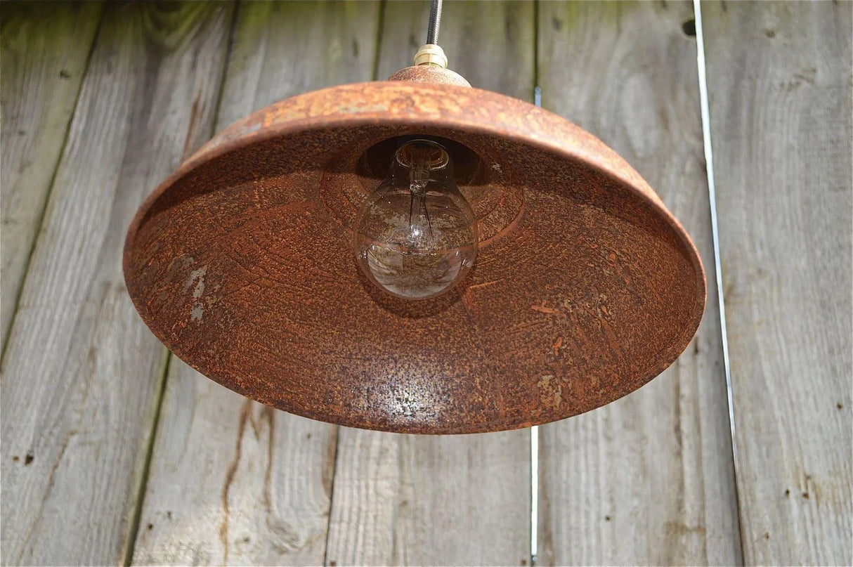 lampenkap roest Industriele lampenkap roest vintage