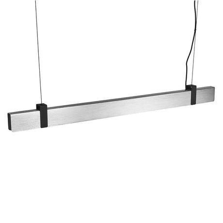 hanglamp zilver met zwarte kabels 