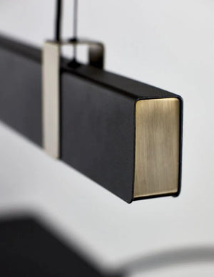 Kantoor hanglamp zwart goud modern led lamp