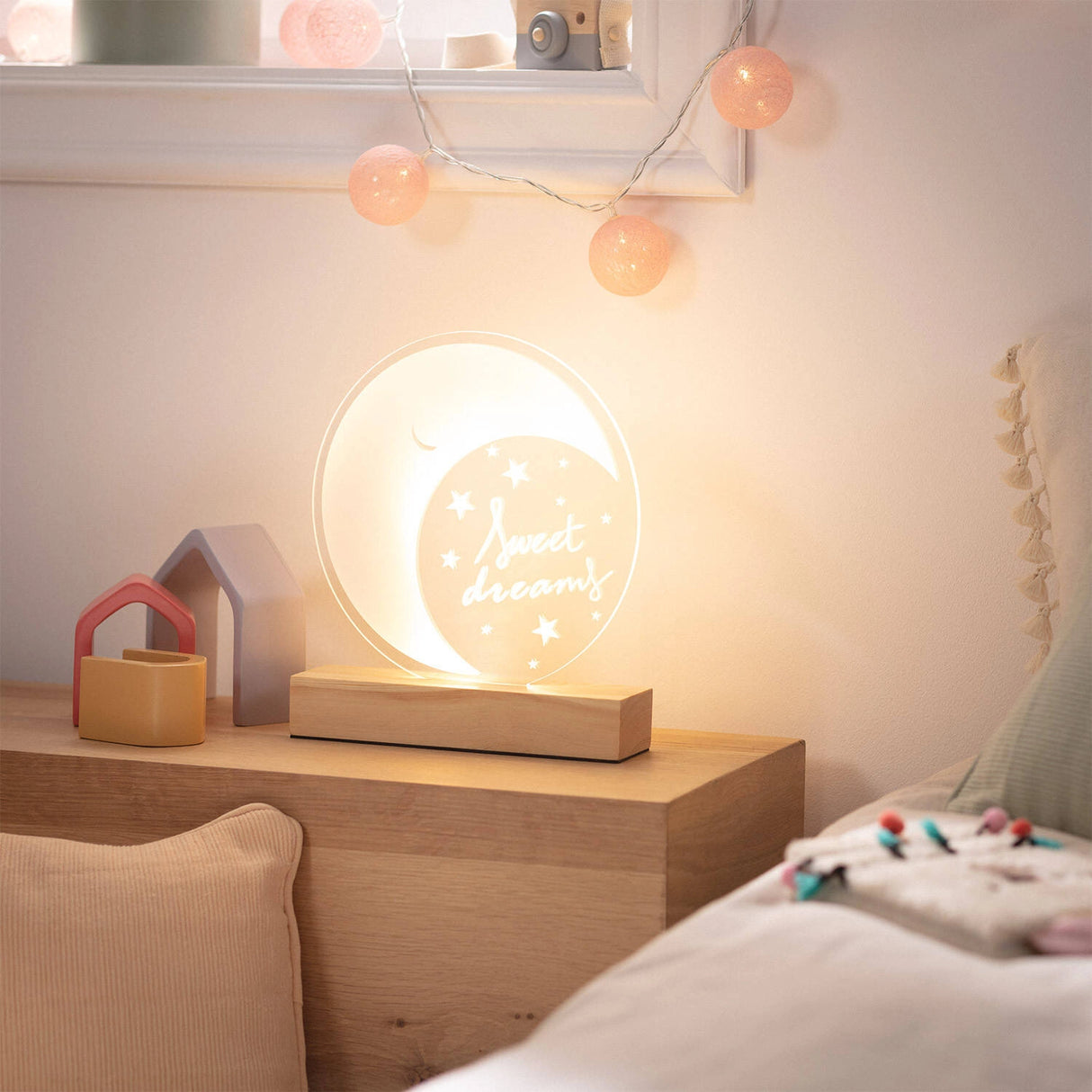 Maan lamp kinderkamer led 4000k Helder wit
