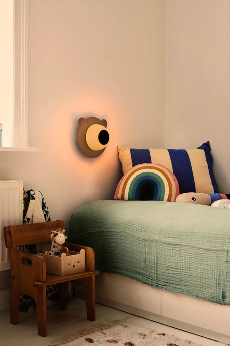 Nordlux Bruna Bear Wandlamp E14 fitting kinderkamer - FOIR