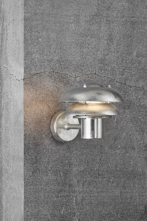 Gegalvaniseerde wandlamp E14 fitting designverlichting nordlux 
