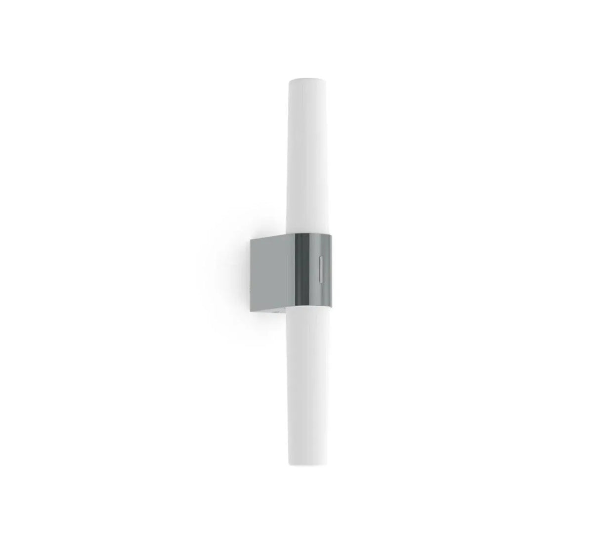 Badkamer wandlamp met ingebouwde LED lichtbron opaalglas en chrome 'Nordlux Helva' en Moodmaker - FOIR