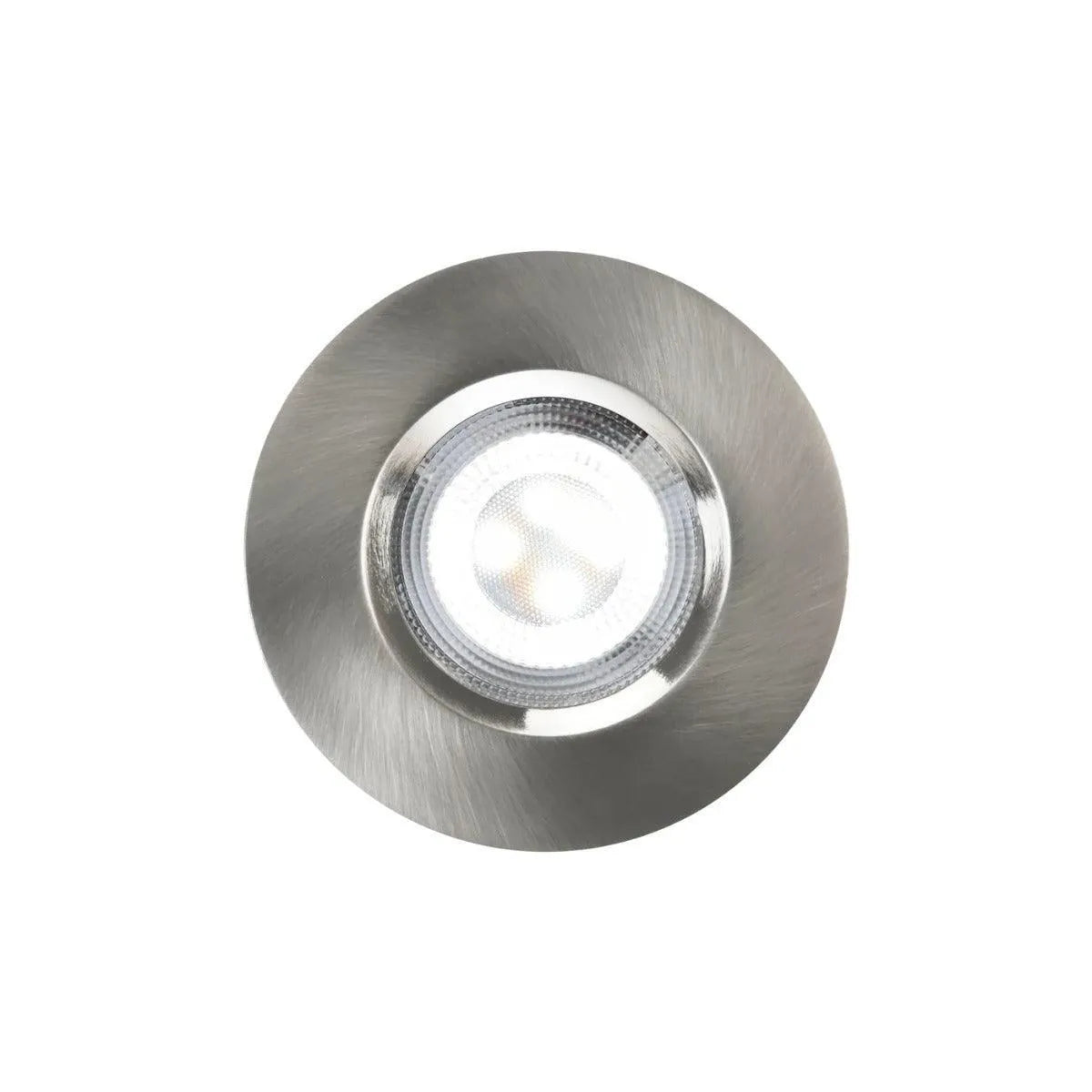 Kleine slimme LED inbouwspot geborsteld nikkel Nordlux Don smart - FOIR