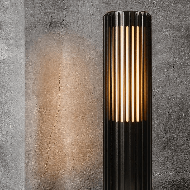 Staande tuinlamp zwart metaal 'Aludra 45' Nordlux E27 45cm - FOIR