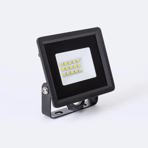 Breedstraler warm wit 2700k 10W zwart