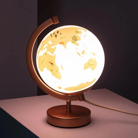 Wereldbol tafellamp met lichtbron voor kinderkamer - FOIR lamp kind