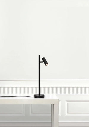 kleine verstelbare LED tafellamp met touch schakelaar en moodmaker nordlux designverlichting 