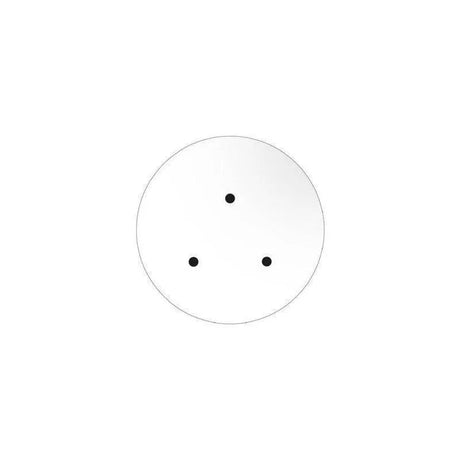 Ronde plafondkap mat zwart minimalistisch 20 cm 3 uit - FOIR