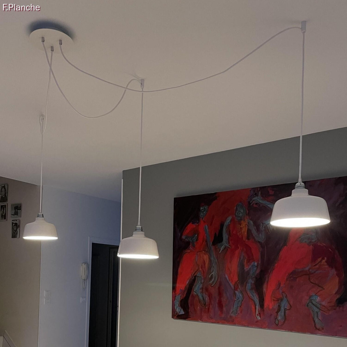 Haak plafond voor kabel per stuk