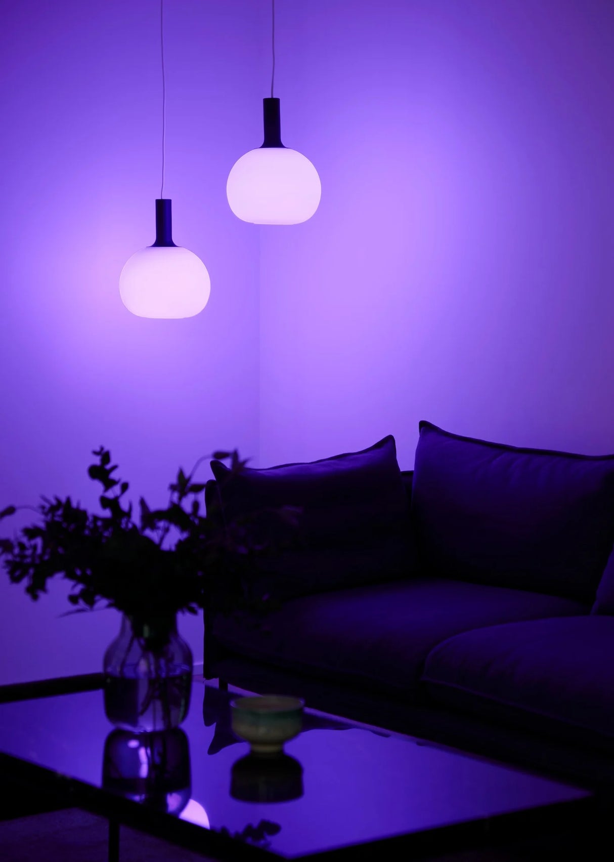 3X Set van Smart E27 led lamp Kleur Bluetooth