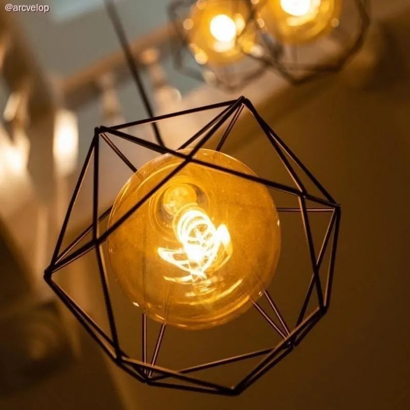 Hanglamp industrieel zwart kooi ' Nordlux Tees' E27 fitting - FOIR