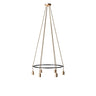 Kroonluchter modern 6x e27 rond (zonder led)