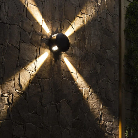 led kruis wandlamp rond modern warm wit gevel verlichting

