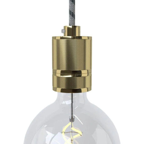 Fitting lamp messing e27 fitting gefreesd design
