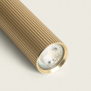 Led Hanglamp eettafel 'Robin' zwart goud gu10 led lamp 4 spots