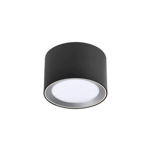 Nordlux Landon 8 LED opbouwspot zwart badkamer met Moodmaker 12.5 cm - FOIR