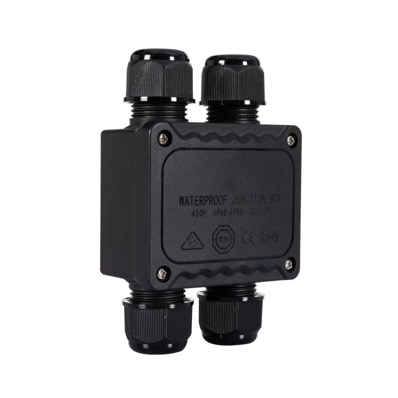 Lasdoos waterproof 128x80x40 4 weg IP68