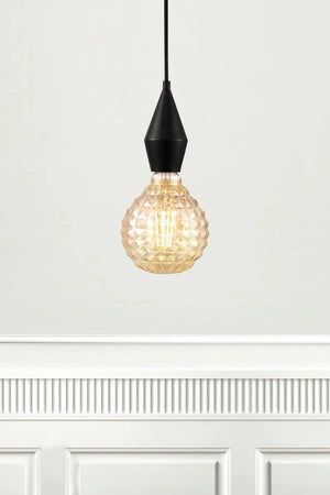 Deco E27 lichtbron met amberglas warm wit 'Avra' - FOIR