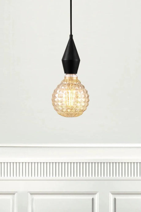 Deco E27 lichtbron met amberglas warm wit 'Avra' - FOIR