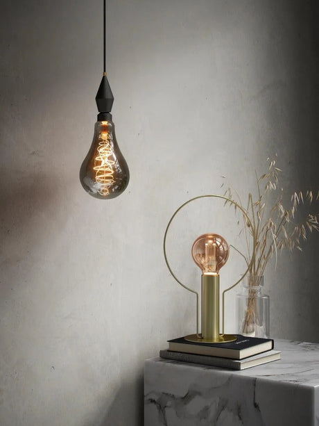 Retro E27 G125 LED lichtbron goud dimbaar - FOIR