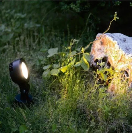 Grondspot zwart 'Largo' 3W led lamp spike modern richtbaar - FOIR