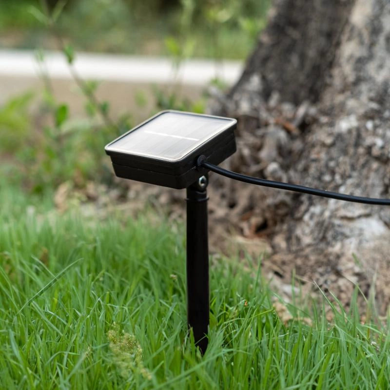 Lichtslinger zwart Solar zonne energie led 6.5 M