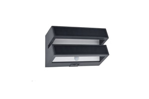Buitenlamp solar met sensor Grijs Lutec Barlo