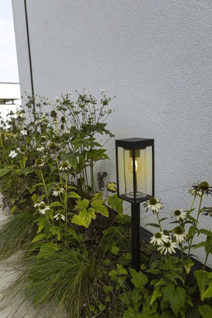 Lutec Flair staande tuinlamp solar met E27 fitting industrieel 76cm - FOIR