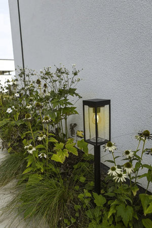 Lutec Flair staande tuinlamp solar met E27 fitting industrieel 76cm - FOIR