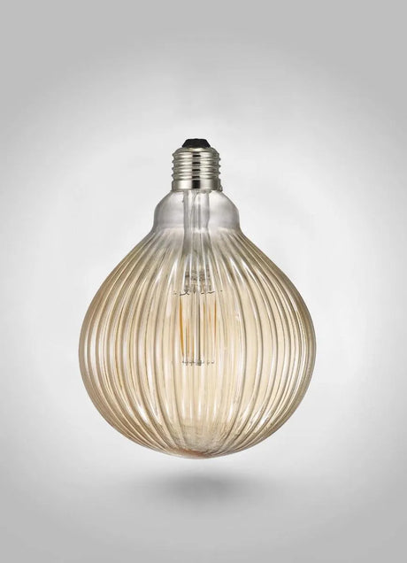 Deco lichtbron E27 fitting amberglas warm wit 1.5W 'Avra' - FOIR