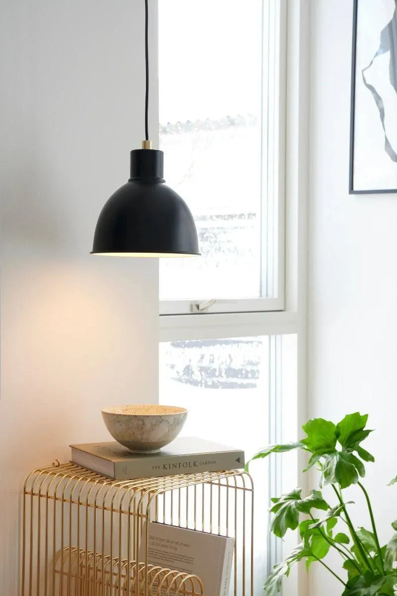 Mat zwarte hanglamp e27 fitting design 2276949 5704924012327 2213623003