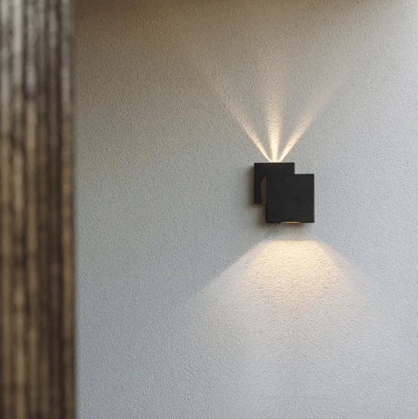 Buitenlamp Rialto gevelverlichting mat zwart met ingebouwde LED (3000K) - FOIR