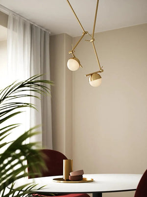 Wand of plafondlamp messing g9 fitting verstelbaar nordlux contina
