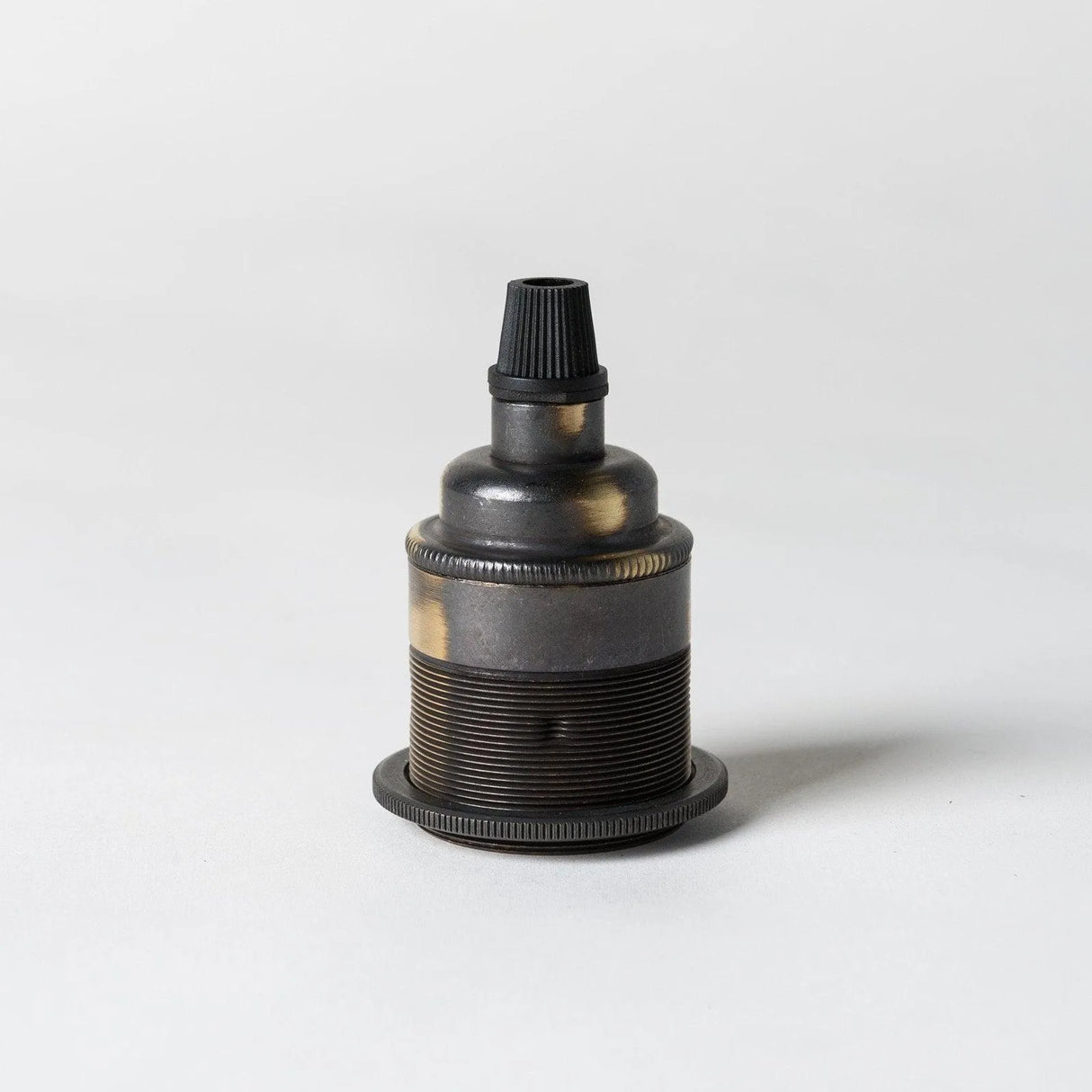 metalen fitting E27 geborsteld messing lampenkap ring