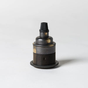 metalen fitting E27 geborsteld messing lampenkap ring