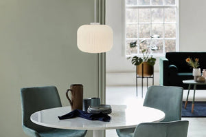 Opaal glas e27 fitting modern rond hanglamp 300mm